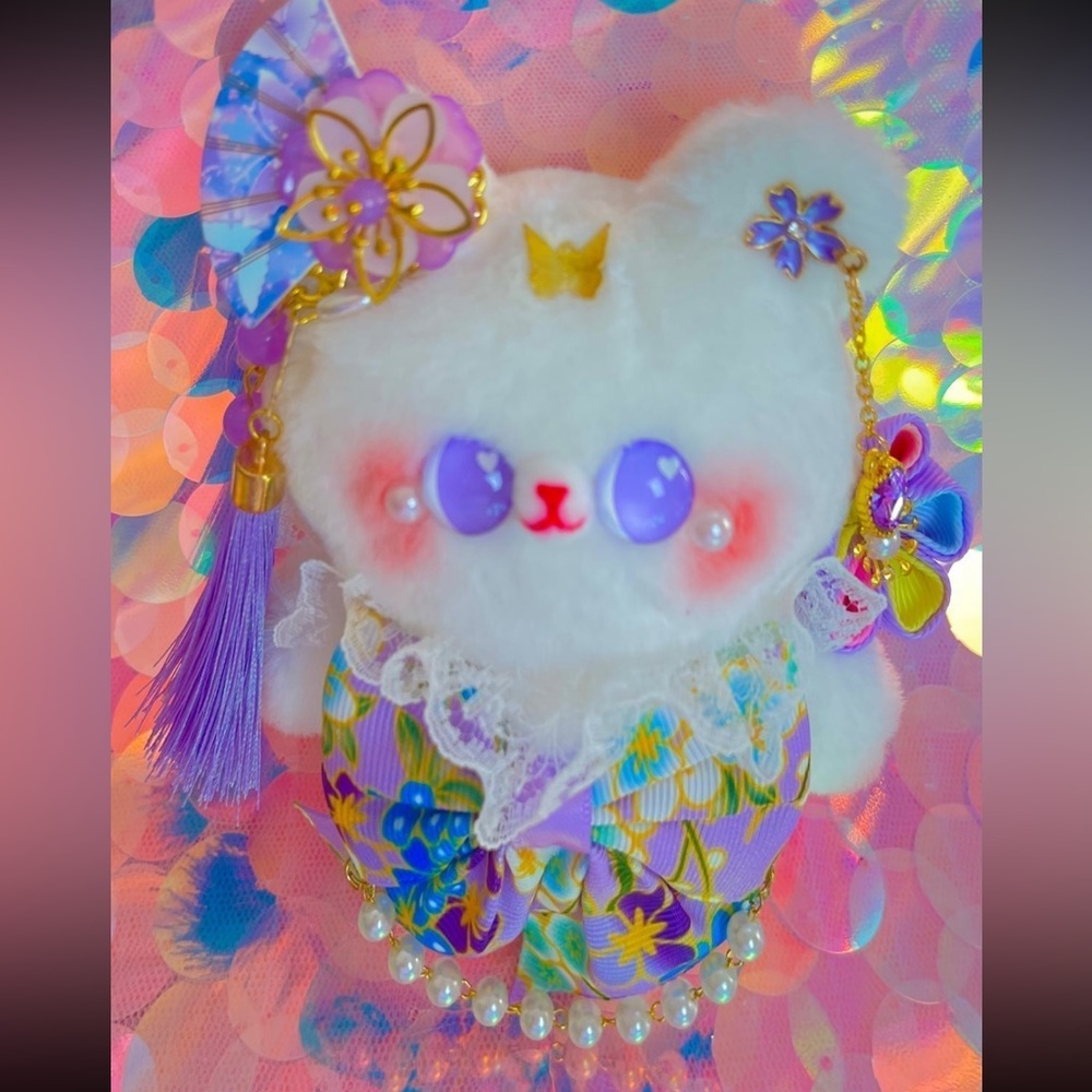 Japanese Sakura Lolita Kawaii Pastel Teddybear Plush